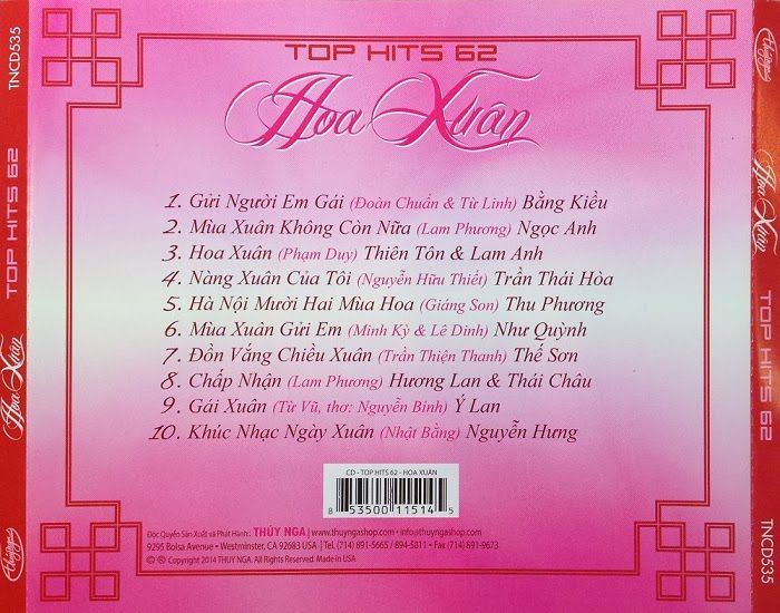Hoa Xuân – Top Hits 62 (2014)