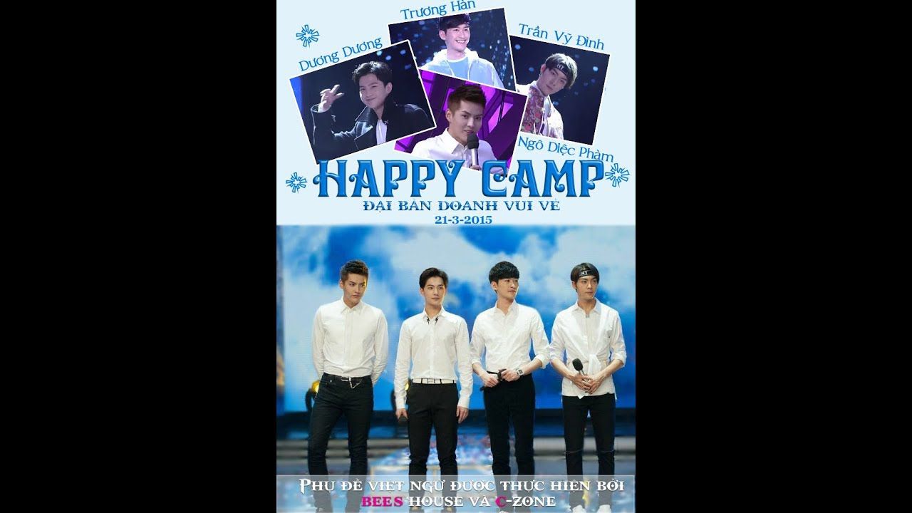 [TV Show] [21.03.2015] Happy Camp | Guest: Ngô Diệc Phàm, Trần Vĩ Đình, Trương Hàn, Dương Dương | Vietsub HD Completed