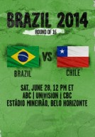World Cup 2014 – Vòng 2 – Brazil Vs Chile