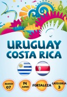 World Cup 2014 – Bảng D – Uruguay vs Costa Rica