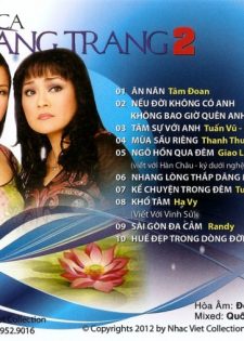 Nhạc Việt CD – VA – Tình Ca Hoàng Trang 02