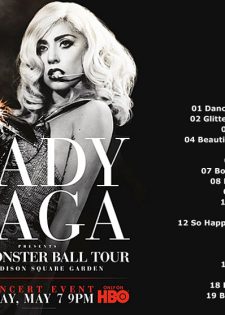 Lady Gaga The Monster Ball Tour At Madison Square Garden
